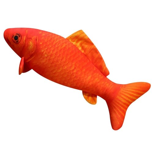 KUKUShining Fisch Plüschtier, Süßes Stofftier Weiche Simulationspuppen Umarmungskissen for Kinder Jungen Dekoration Zuhause(Red,60cm/23.6in) von KUKUShining