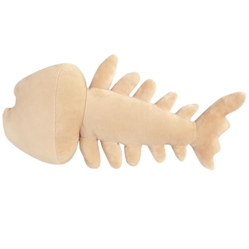 KUKUShining Fischgräten Plüschtier, Kuschelige Lustige Stofftierpuppen Weiches Kissen Süßes Plüschtier for Bett Sofa Kindergeburtstagsgeschenk(80cm/31.5in) von KUKUShining