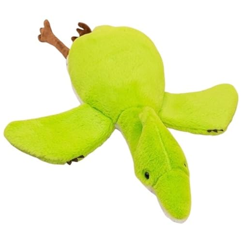 KUKUShining Flugsaurier Plüschtier, Weiches Stofftier Puppen Wurfkissen Kawaii Kissen Dinosaurier Kuscheltier Spielzeug Zur Entspannung(Green,80cm/31.5in) von KUKUShining