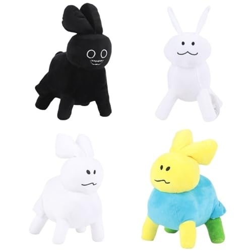 KUKUShining Forsaken Chance Gubby Plüschtier, Süße Katze Gubby Spielfigur Kuscheltier Kissen for Gamer Kinder Geburtstage Weihnachten(4pcs) von KUKUShining