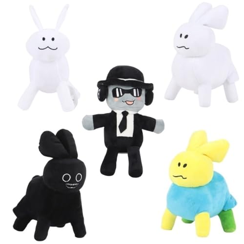 KUKUShining Forsaken Chance Gubby Plüschtier, Süße Katze Gubby Spielfigur Kuscheltier Kissen for Gamer Kinder Geburtstage Weihnachten(5pcs) von KUKUShining