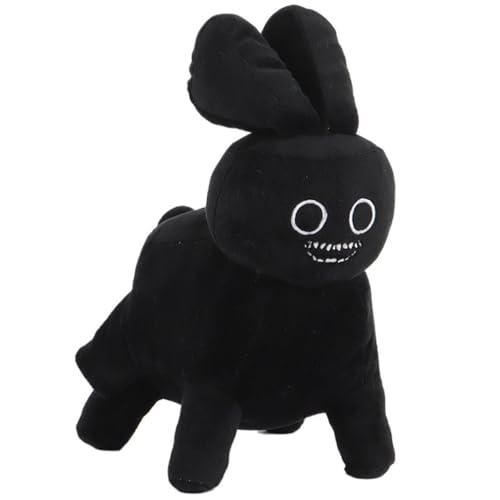 KUKUShining Forsaken Chance Gubby Plüschtier, Süße Katze Gubby Spielfigur Kuscheltier Kissen for Gamer Kinder Geburtstage Weihnachten(Black) von KUKUShining