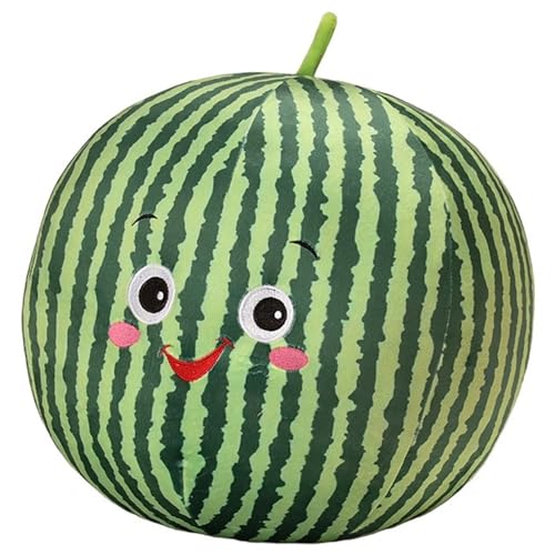 KUKUShining Frucht Plüschtiere, Süßes Kuscheltier Ausgestopftes Umarmungs Kissen Avocado Puppe Obst Dekoratives Plüsch Kissen Für Dekorationen(Green,30cm/11.8in) von KUKUShining