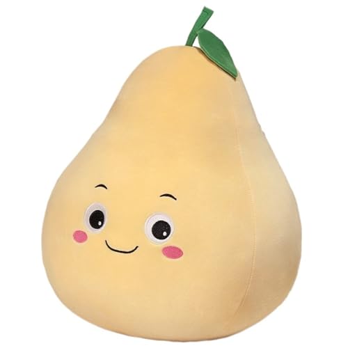 KUKUShining Frucht Plüschtiere, Süßes Kuscheltier Ausgestopftes Umarmungs Kissen Avocado Puppe Obst Dekoratives Plüsch Kissen Für Dekorationen(White,30cm/11.8in) von KUKUShining