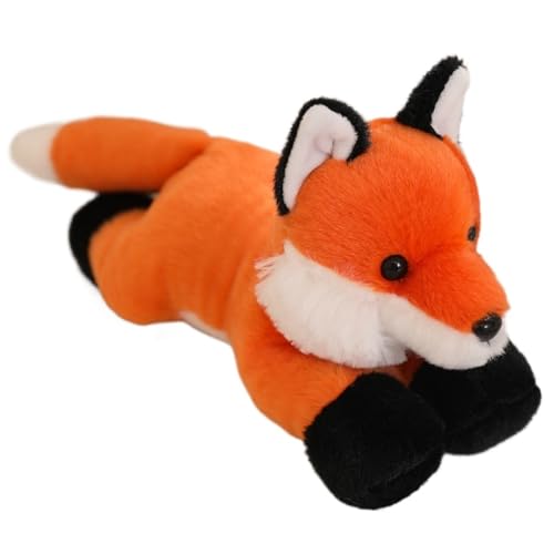KUKUShining Fuchs Plüschtier, Süße Stofftier Puppe Orangefarbene Füchse Plüschtier Dekoration Umarmungskissen Geburtstagsgeschenke for Kinder von KUKUShining
