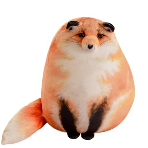 KUKUShining Fuchs Plüschtier, Weiche Stofftiere Puppe Zibetkatze Kissen Süßes Plüschtier for Geschenke Geburtstag Jungen Heimdekoration(Fox,40cm/15.75in) von KUKUShining