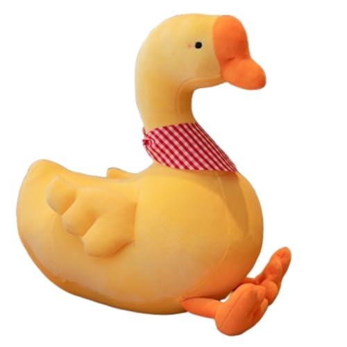 KUKUShining Gänse Plüschtier, Süße Stofftierpuppen Plüschtier Weiches Bequemes Kissen for Kinder Beschwichtigungsdekoration(Yellow,30cm/11.8in) von KUKUShining