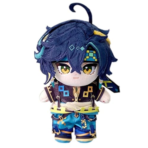 KUKUShining Genshin Impact Kuscheltier, 20cm Anime Ankleidepuppe Mit Kleidung Süßes Weiches Plüschtier Als Geschenk for Gamer-Fans(Kinich) von KUKUShining