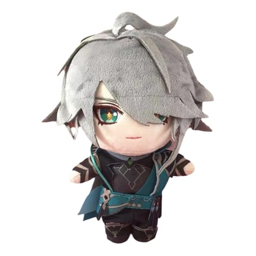 KUKUShining Genshin Impact Plüsch, 20cm Anime Figur Kuscheltier Weiches Cartoon Spielzeug Süße Stoffpuppe for Fans Geburtstagsgeschenke(Alhaitham) von KUKUShining