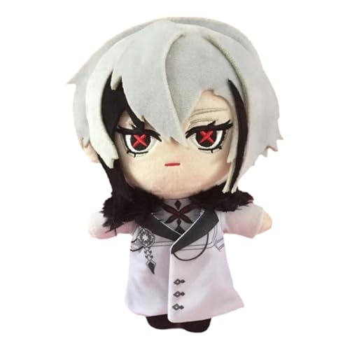 KUKUShining Genshin Impact Plüsch, 20cm Anime Figur Kuscheltier Weiches Cartoon Spielzeug Süße Stoffpuppe for Fans Geburtstagsgeschenke(Arlecchino) von KUKUShining