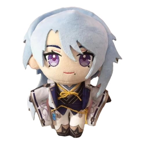 KUKUShining Genshin Impact Plüsch, 20cm Anime Figur Kuscheltier Weiches Cartoon Spielzeug Süße Stoffpuppe for Fans Geburtstagsgeschenke(Kaimsto Ayato) von KUKUShining