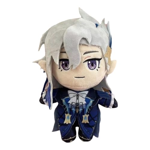 KUKUShining Genshin Impact Plüsch, 20cm Anime Figur Kuscheltier Weiches Cartoon Spielzeug Süße Stoffpuppe for Fans Geburtstagsgeschenke(Neuvillette) von KUKUShining