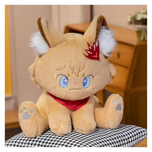 KUKUShining Genshin Katzen Kuscheltiere, Anime Plüsch Impact Kissen Weiches Süßes Katze Plüschtier Spielzeug for Gamer Geschenk(Tartaglia,44cm/17.3in) von KUKUShining