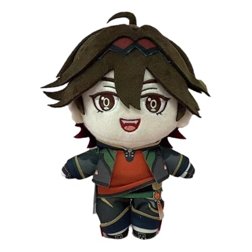 KUKUShining Genshin Plüschtier, 20cm Anime Figur Ausgestopftes Süßes Impact Kuscheltier Cartoon Spielzeugpuppe for Fans Geschenke Geburtstag(JIA Ming) von KUKUShining