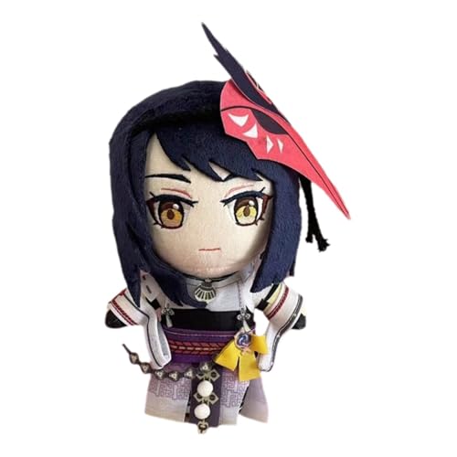 Genshin Plüschtier, 20cm Anime Figur Ausgestopftes Süßes Impact Kuscheltier Cartoon Spielzeugpuppe for Fans Geschenke Geburtstag(Kujo Sara) von KUKUShining