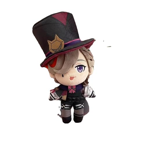 KUKUShining Genshin Plüschtier, 20cm Anime Figur Ausgestopftes Süßes Impact Kuscheltier Cartoon Spielzeugpuppe for Fans Geschenke Geburtstag(Lyney) von KUKUShining