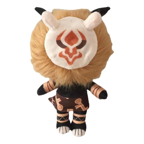 KUKUShining Genshin Plüschtier, 20cm Anime Plüsch Spielzeug Charakter Kuscheltier Cartoon Impact Spielzeugpuppe Geschenk for Fans Und Spieler(Hilichurl) von KUKUShining
