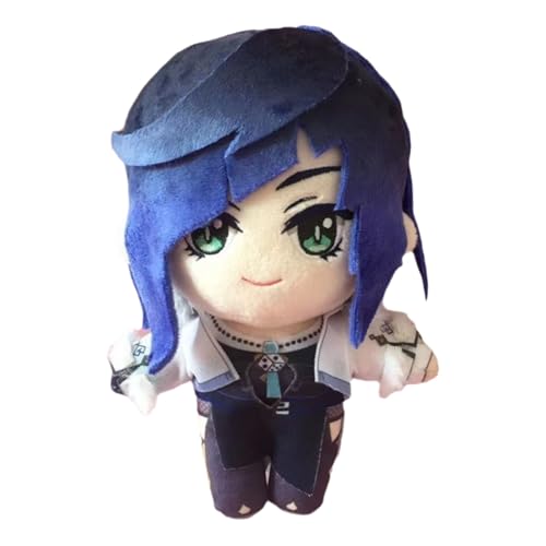 KUKUShining Genshin Plüschtier, 20cm Anime Plüsch Spielzeug Charakter Kuscheltier Cartoon Impact Spielzeugpuppe Geschenk for Fans Und Spieler(Ye LAN) von KUKUShining