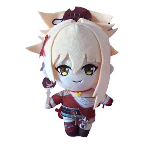 KUKUShining Genshin Plüschtier, 20cm Anime Plüsch Spielzeug Charakter Kuscheltier Cartoon Impact Spielzeugpuppe Geschenk for Fans Und Spieler(Yoimiya) von KUKUShining