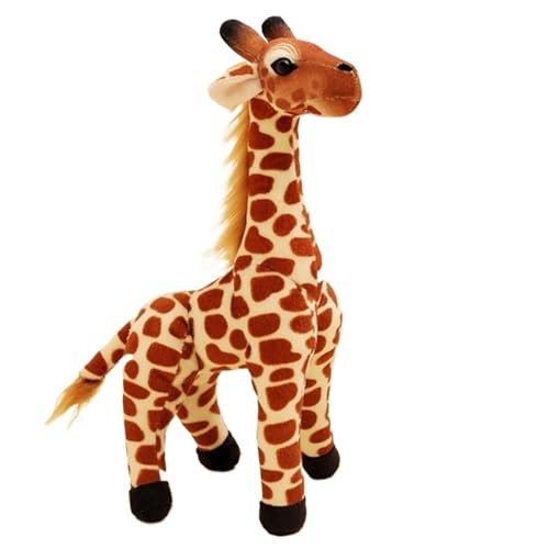 KUKUShining Giraffen Plüschtier, Weiches Kuscheltier Süße Realistische Lebensechte Puppe Für Kinder Geburtstagsgeschenk(60cm/23.6in) von KUKUShining