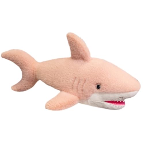 KUKUShining Hai Plüschtier, Kuschelweiches Stofftierkissen Bequeme Schlaf-Plüschkissenpuppe for Geschenke for Kinder(Pink,90cm/35.4in) von KUKUShining