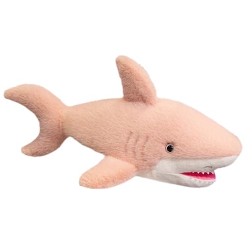 KUKUShining Hai Plüschtier, Weiches Kuscheliges Flauschiges Ozean Wassertiere Kissen Puppe Süßes Plüsch for Das Kindergeburtstagssofa(Pink,90cm/35.4in) von KUKUShining