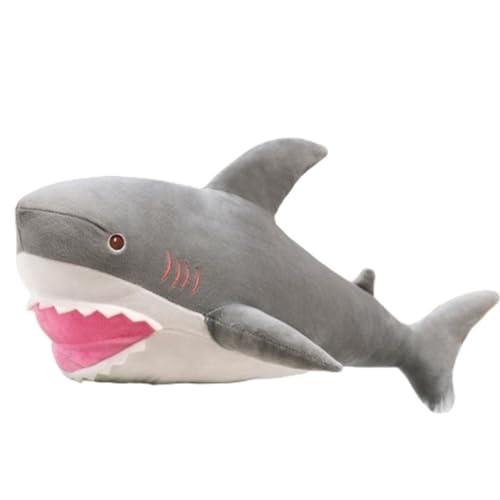 KUKUShining Hai Plüschtier, Weiches Kuscheliges Kuscheltierkissen Flauschige Umarmungsplüschpuppen for Kinder(40cm/15.7in) von KUKUShining