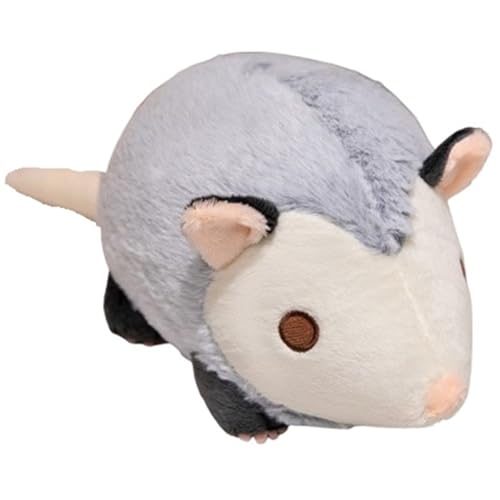 KUKUShining Hamster Kuscheltier, Kuschelweiche Plüsch Kuscheltiere Mäuse Puppen Cartoon Dekoration Plüschtier Zum Kuscheln Spielen(Gray) von KUKUShining