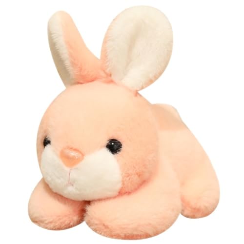 KUKUShining Hase Kuscheltier, Weiches Plüschtier Kuscheliges Stofftier Kaninchen Umarmungskissen Heimdekoration Plüsch Spielzeug Geschenk Zu Ostern(Pink) von KUKUShining