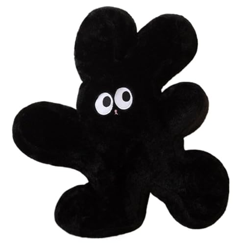 KUKUShining Hasen Plüschtier, Weiches Stofftier Kaninchenpuppen Süßes Plüschtier Bequemes Kissen for Kinder Geschenk for Geburtstag(Black) von KUKUShining