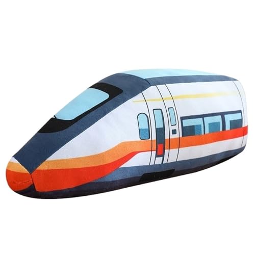 KUKUShining Hochgeschwindigkeitszug Plüschtier, Süßes Fahrzeug Fahrzeugform Weiches Hochgeschwindigkeitszug Fahrzeugspielzeug Plüschtiere for Kinder von KUKUShining