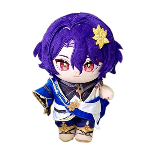 Honkai Star Rail Kuscheltier, 20cm Anime Ankleidepuppe Mit Kleidung Süßes Weiches Plüschtier Als Geschenk for Gamer Fans(Dr.Ratio) von KUKUShining