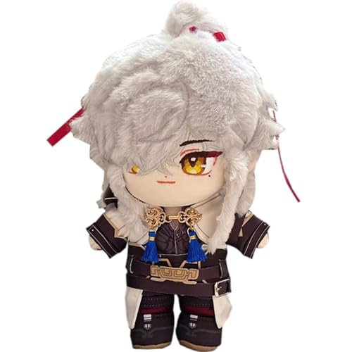 Honkai Star Rail Kuscheltier, 20cm Anime Ankleidepuppe Mit Kleidung Süßes Weiches Plüschtier Als Geschenk for Gamer Fans(Jing Yuan) von KUKUShining