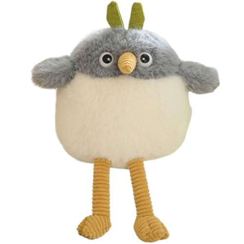 KUKUShining Huhn Plüschtier, Weiches Süßes Stofftier Puppe Lustiges Plüschtier for Die Inneneinrichtung Kindergeburtstagsgeschenkkissen(Gray,70cm/27.6in) von KUKUShining