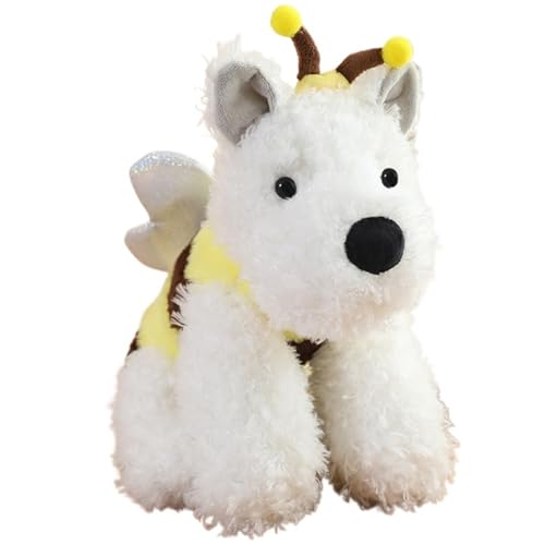 KUKUShining Hund Plüsch, Kuscheliger Welpe Verwandlungspuppe Weiches Plüsch Spielzeug Für Kinder Mädchen Jungen Geburtstagsgeschenke(Yellow,40cm/15.7in) von KUKUShining