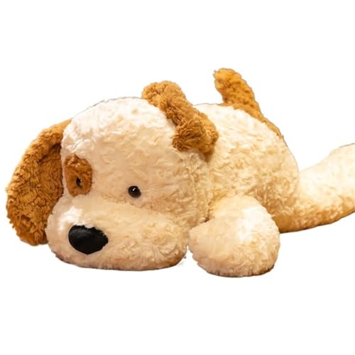 KUKUShining Hund Plüsch, Weicher Kuscheliger Schäferhund Stofftier Puppen Kissen Welpe Plüsch Spielzeug Für Kinder Erwachsene(40cm/15.7in) von KUKUShining
