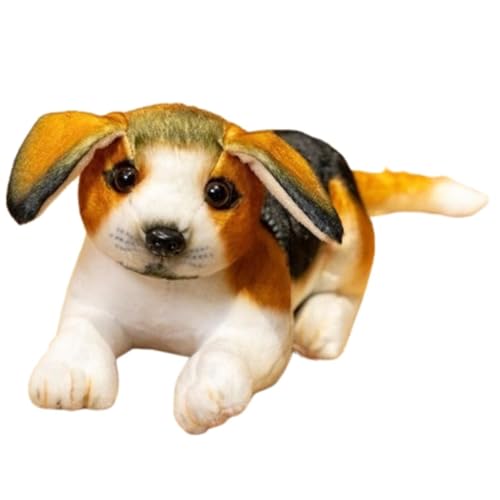 KUKUShining Hunde Plüschtier, Süßes Beagle Kuscheltier Husky Puppen Weiches Shar Pei Kuschelkissen Akita Welpenplüschtier for Kinder(Beagle) von KUKUShining