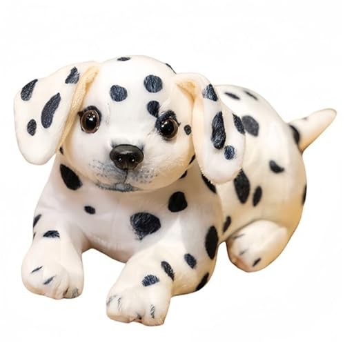 KUKUShining Hunde Plüschtier, Süßes Beagle Kuscheltier Husky Puppen Weiches Shar Pei Kuschelkissen Akita Welpenplüschtier for Kinder(Dalmatian) von KUKUShining