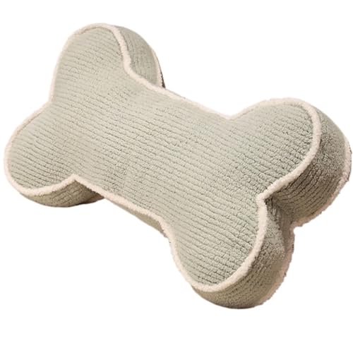 KUKUShining Hundeknochen Plüschtier, Süßes Gemütliches Kuscheliges Weiches Plüschkissen for Sofa Büro Kinder Und Erwachsene(Green) von KUKUShining