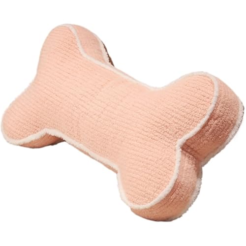 KUKUShining Hundeknochen Plüschtier, Süßes Gemütliches Kuscheliges Weiches Plüschkissen for Sofa Büro Kinder Und Erwachsene(Pink) von KUKUShining
