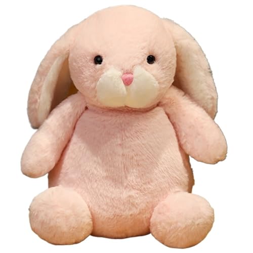 KUKUShining Hundeplüsch, Weiches Kuscheliges Stofftier Pinguinkissen Kawaii Häschenpuppen Plüschspielzeug Als Geburtstagsgeschenk for Kinder(Rabbit,25cm/9.8in) von KUKUShining