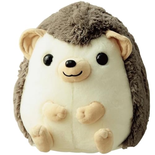 KUKUShining Igel Plüschtier, Süße Puppen Kuscheltiere Weiches Plüschkissen for Das Dekorative Homeoffice des Babys(Gray,45cm/17.7in) von KUKUShining