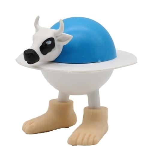 KUKUShining Italian Brainrot Figuren, Einzigartiges Lustiges Sammlerspielzeug Modellset Mit Komplizierten Details for Fans Skurriler Sammlerstücke(La Vaca Saturno Saturnita B) von KUKUShining