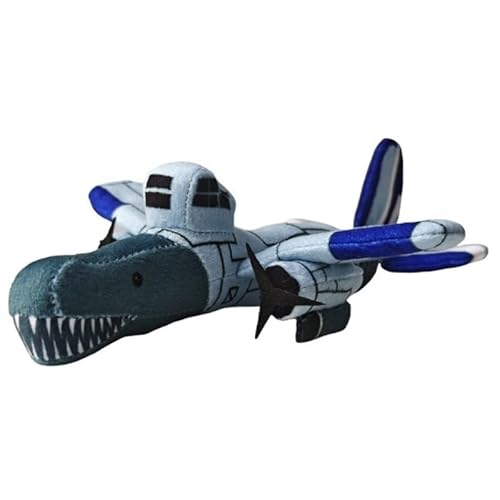 KUKUShining Italian Brainrot Plüschtier, Süßes Tralalero Tralala Stofftier Puppenkissen Tung Tung Sahur Plüschtier for Kinder Und Erwachsene Fans Spielen(Bombardiro Crocodilo) von KUKUShining