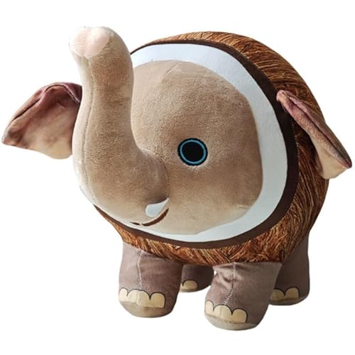 KUKUShining Italian Brainrot Plüschtier, Süßes Tralalero Tralala Stofftier Puppenkissen Tung Tung Sahur Plüschtier for Kinder Und Erwachsene Fans Spielen(Cocofanto Elefanto) von KUKUShining
