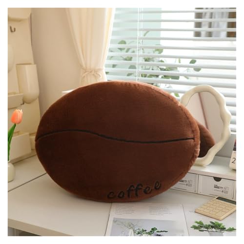 KUKUShining Kaffeebohnen Plüsch, Weiches Gefülltes Kissen Puppenspielzeug Süßes Ballkissen Kreative Raumdekoration Geburtstagsfeiergeschenk Kinder KUKUShining Kaffeebohnen Plüsch, Weiches Gefülltes Kissen Puppenspielzeug Süßes Ballkissen Kreative Raumdekoration Geburtstagsfeiergeschenk Kinder von KUKUShining