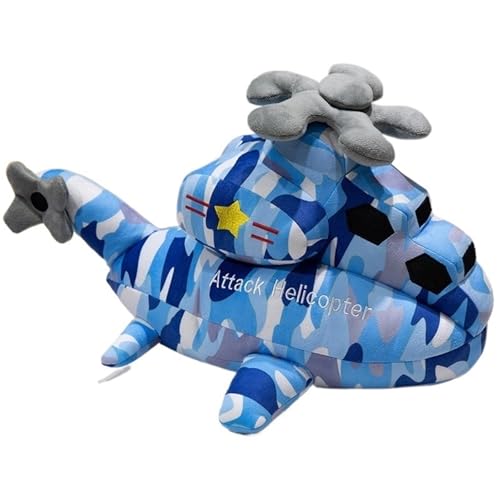 KUKUShining Kampfmaschine Plüschtier, Süßes Kreatives Weiches Plüschpuppenkissen Plüschtier for Kinder Geburtstagsgeschenk Möbeldekoration(Blue,55cm/21.7in) von KUKUShining