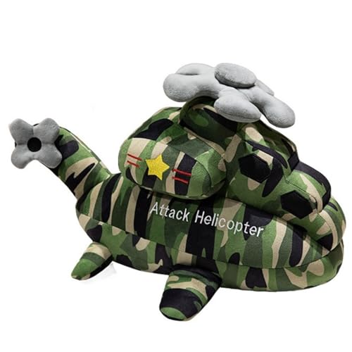 KUKUShining Kampfmaschine Plüschtier, Süßes Kreatives Weiches Plüschpuppenkissen Plüschtier for Kinder Geburtstagsgeschenk Möbeldekoration(Green,55cm/21.7in) von KUKUShining