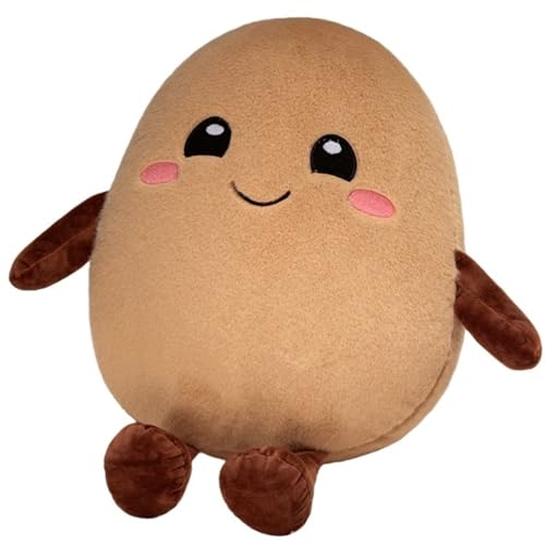 KUKUShining Kartoffel Plüschtier, Weiches Stofftierkissen Kawaii Lebensmittel Plüschtiere for Geburtstagskinder Geschenke Die Heimdekoration(30CM/11.8in) von KUKUShining