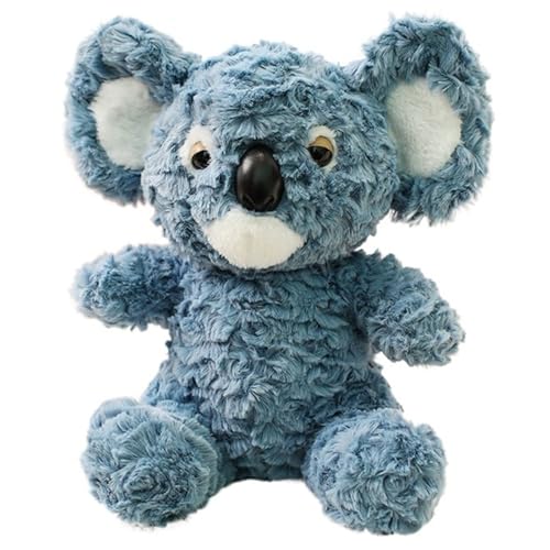 KUKUShining Koala Plüsch, Weiche Kuschelige Stoffpuppe Simulation Eines Wildtieres Koalas Plüsch Spielzeug Geschenke Für Kinder Heimdekoration(Blue) von KUKUShining
